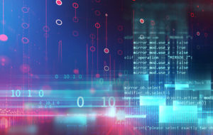 dots and lines connection on white abstract technology background.3d illustration