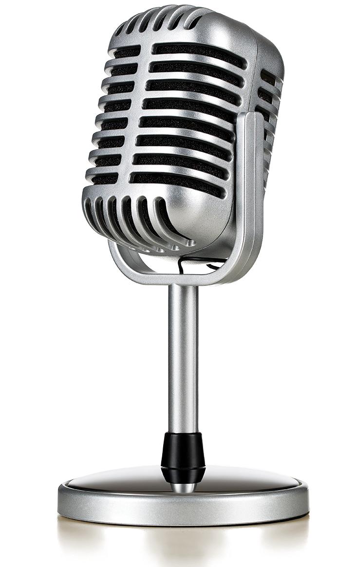 Photo of silver microphone