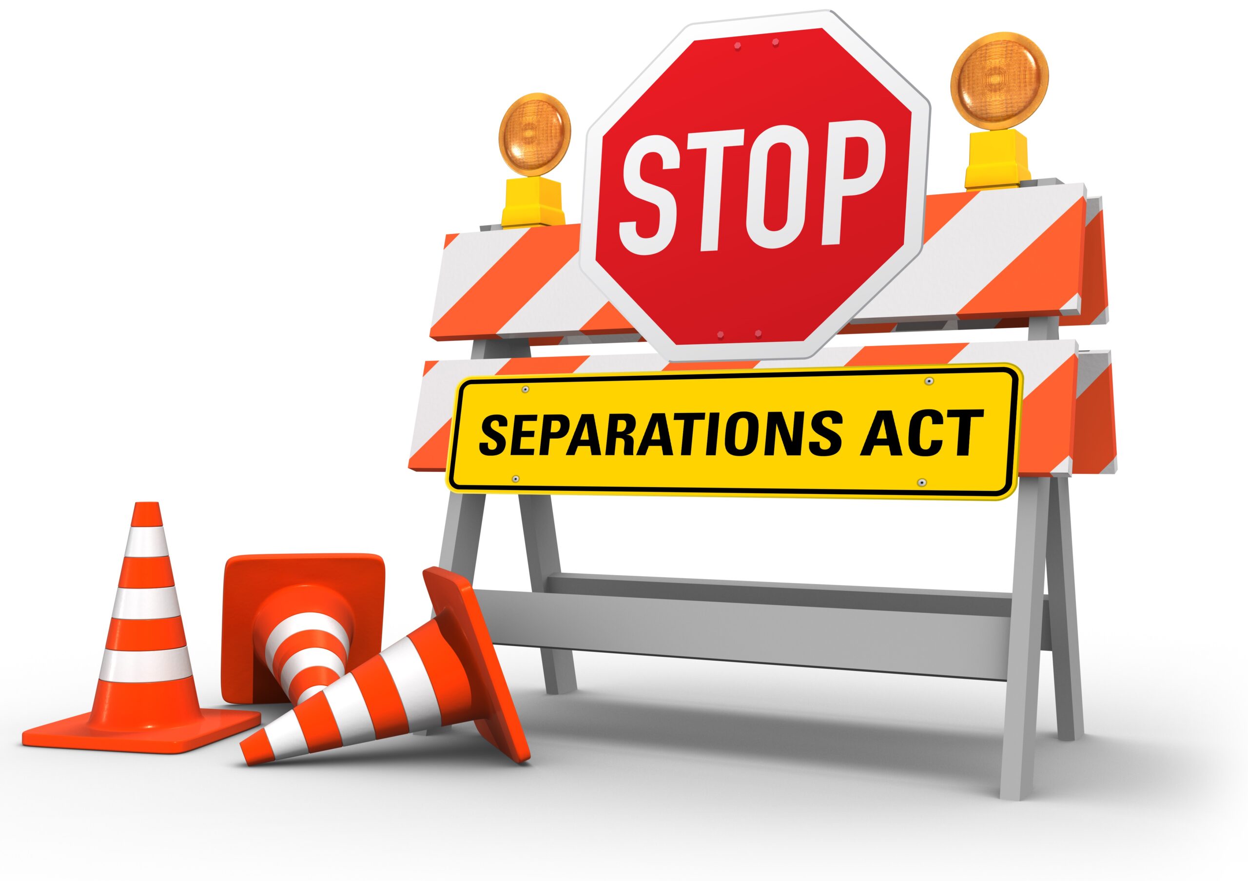 Stop Separations Act construction sign