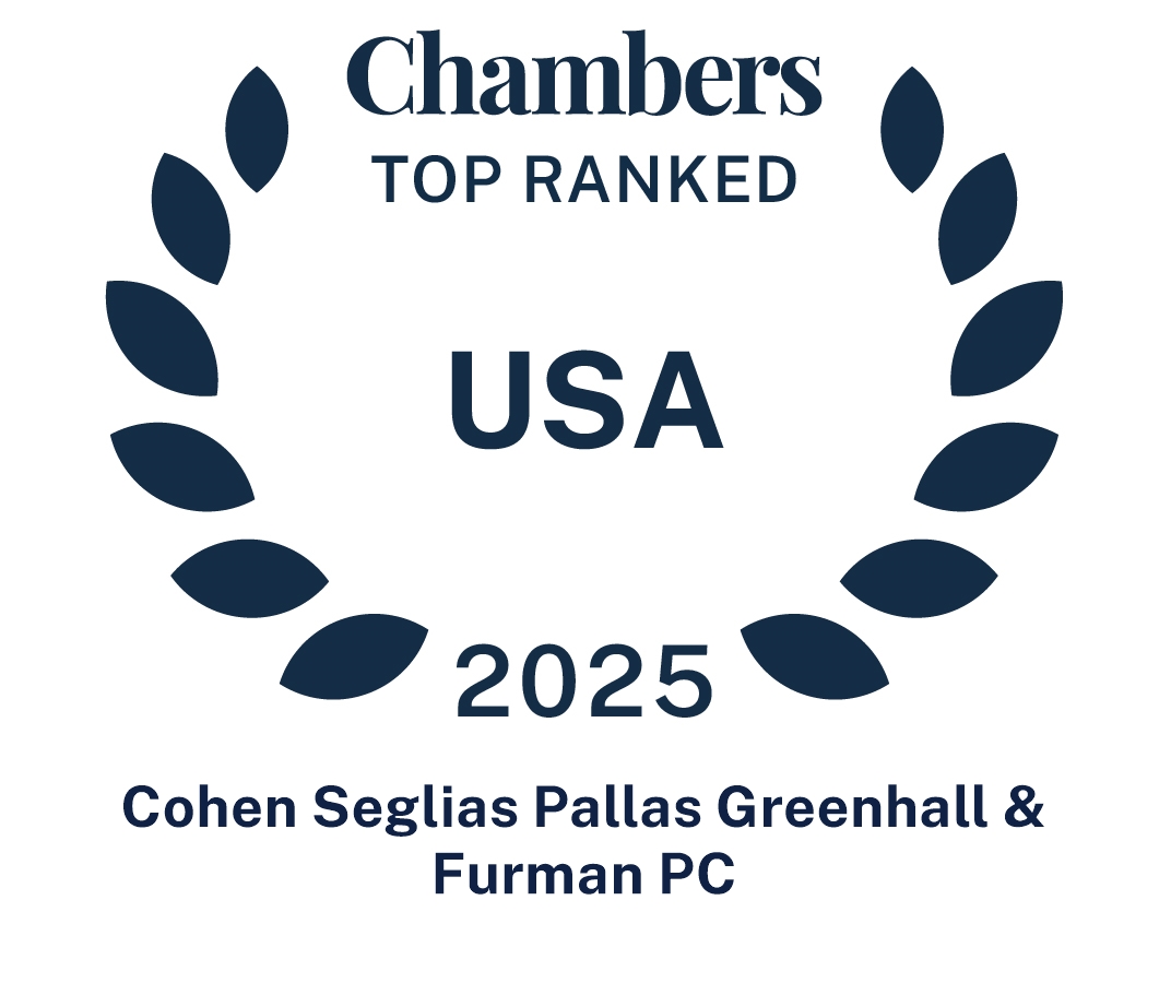 Chambers USA 2025 Top Ranked - Cohen Seglias
